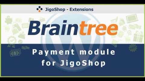 Preview Braintree Payment Gateway for JigoShop