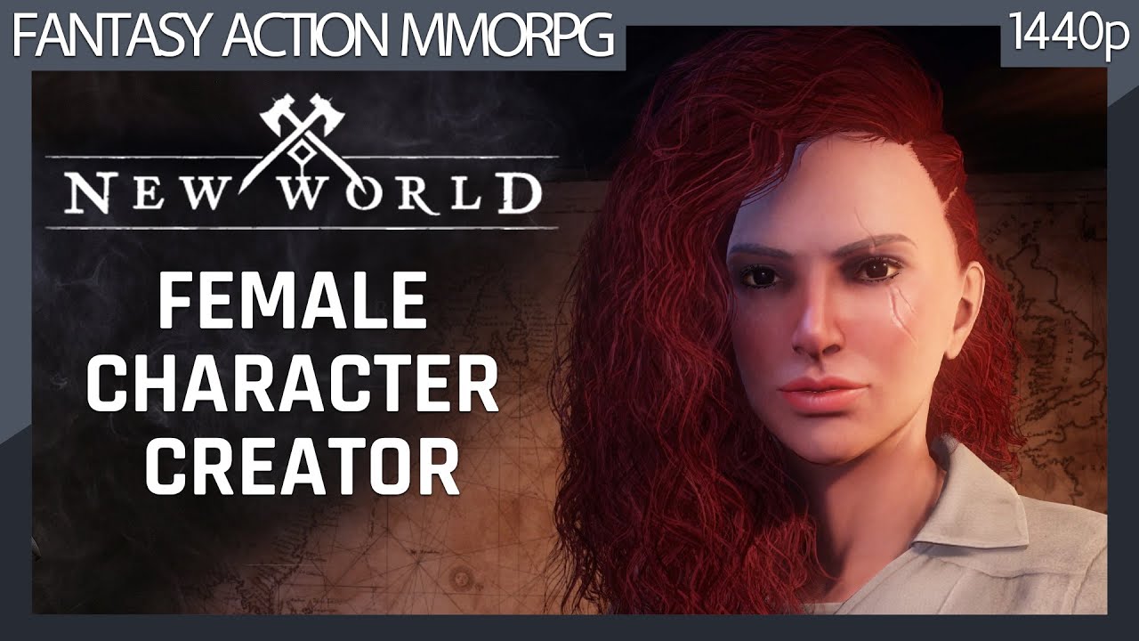 Games With Female Character Creation New World Beta (2021) Female Character Creator - PC Gameplay (No