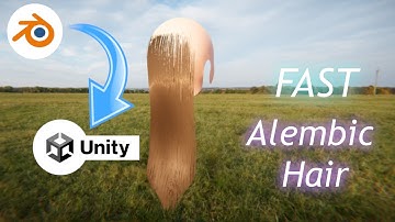 Alembic Hair from Blender to Unity Tutorial [ Pt 1 ]