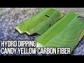 HOW TO HYDRO DIP CANDY YELLOW CARBON FIBER! | Liquid Concepts | Weekly Tips and Tricks