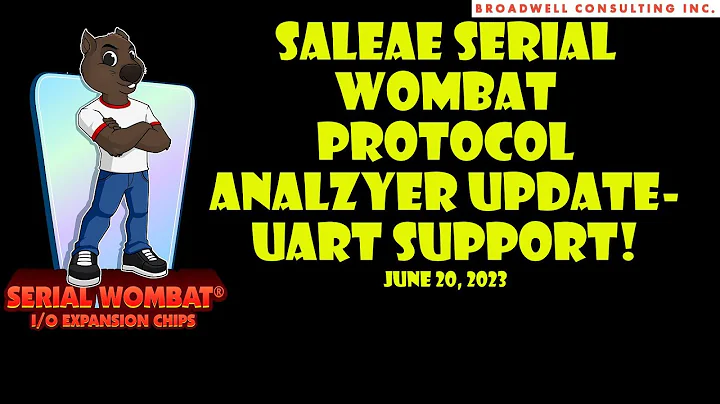Serial Wombat Protocol Analyzer update with UART Support - Saleae