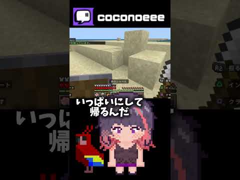 【minecraft】ジャーン🎉幼稚園児登場 #minecraft #マイクラ #鑽白コリン #shorts