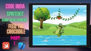 Feed a crocodile : - Spritekit game development part 1 #ios #spritekit #gamedevelopment