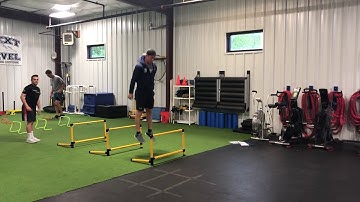 Hurdle Jump to Vertical Jump to Sprint