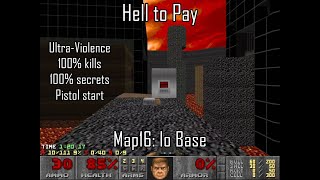Doom II: Hell to Pay - Map16: Io Base (Ultra-Violence 100%)