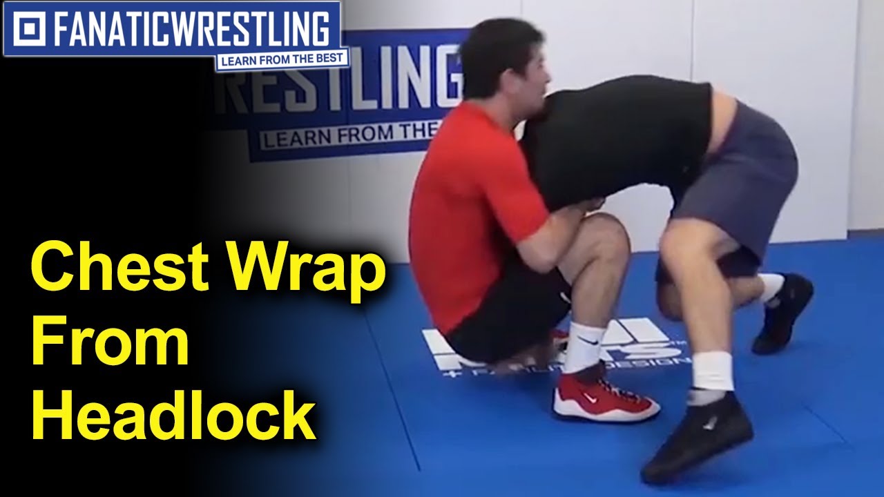 Chest Wrap From Front Headlock Wrestling Techniques by Vladimer  Khinchegashvili 