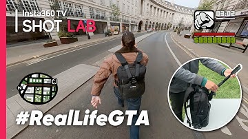 How to Use the Backpack Mount to Shoot #RealLifeGTA | Insta360 Shot Lab