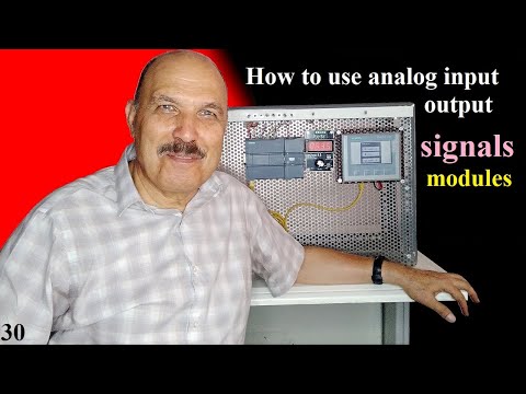Siemens TIA portal: how to use Analog input/output signals modules?