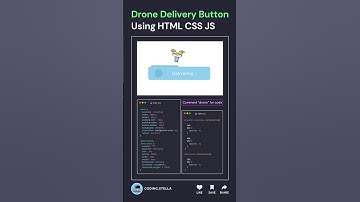 Drone Delivery Button Using HTML CSS JS #shorts #cssanimation #button