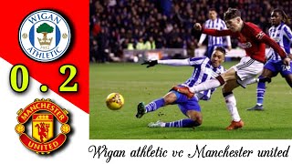 MANCHESTER UNITED VS WIGAN ATHLETIC,GOALl HiGHLIGHT