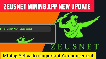 Zeusnet Mining app Free Zeusnet Airdrop Zeusnet Mining Activation Zeusnet Free Crypto Airdrop News
