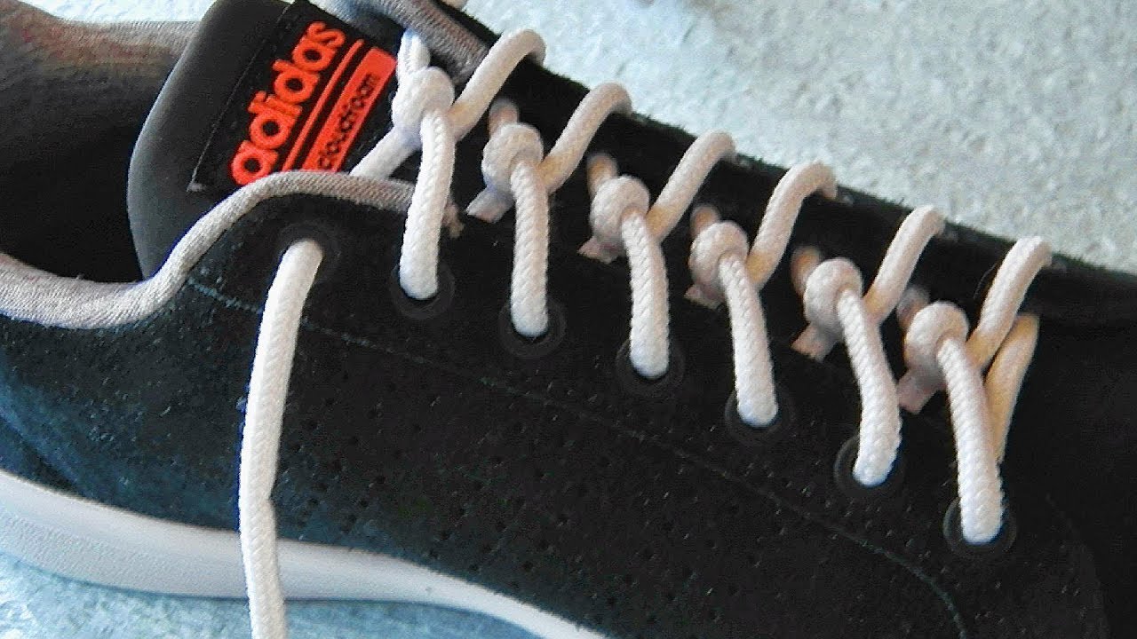 靴紐の結び方 ひねった結び目がオシャレな靴ひもの通し方 ツイスト結び How To Tie Shoelaces 生活に役立つ Youtube