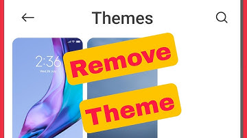 How To Remove Theme In Redmi Xiaomi Phones MIUI 12,13,14