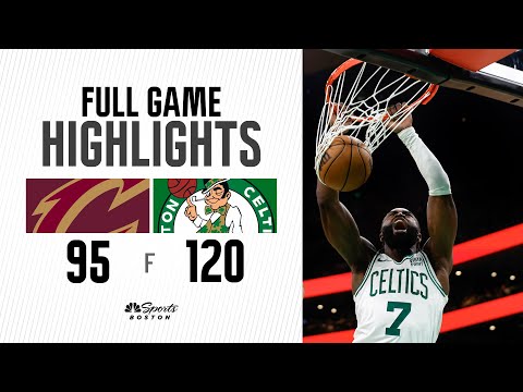 HIGHLIGHTS: Jaylen Brown DOMINATES as the Celtics take Game 1 vs. the Cavaliers, 120-90