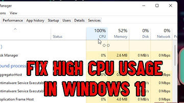 How to Fixed High CPU Usage in Windows 11 (2022)  Easy Solution 100% FIX