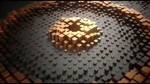 C4D MoGraph ripple (Redshift)