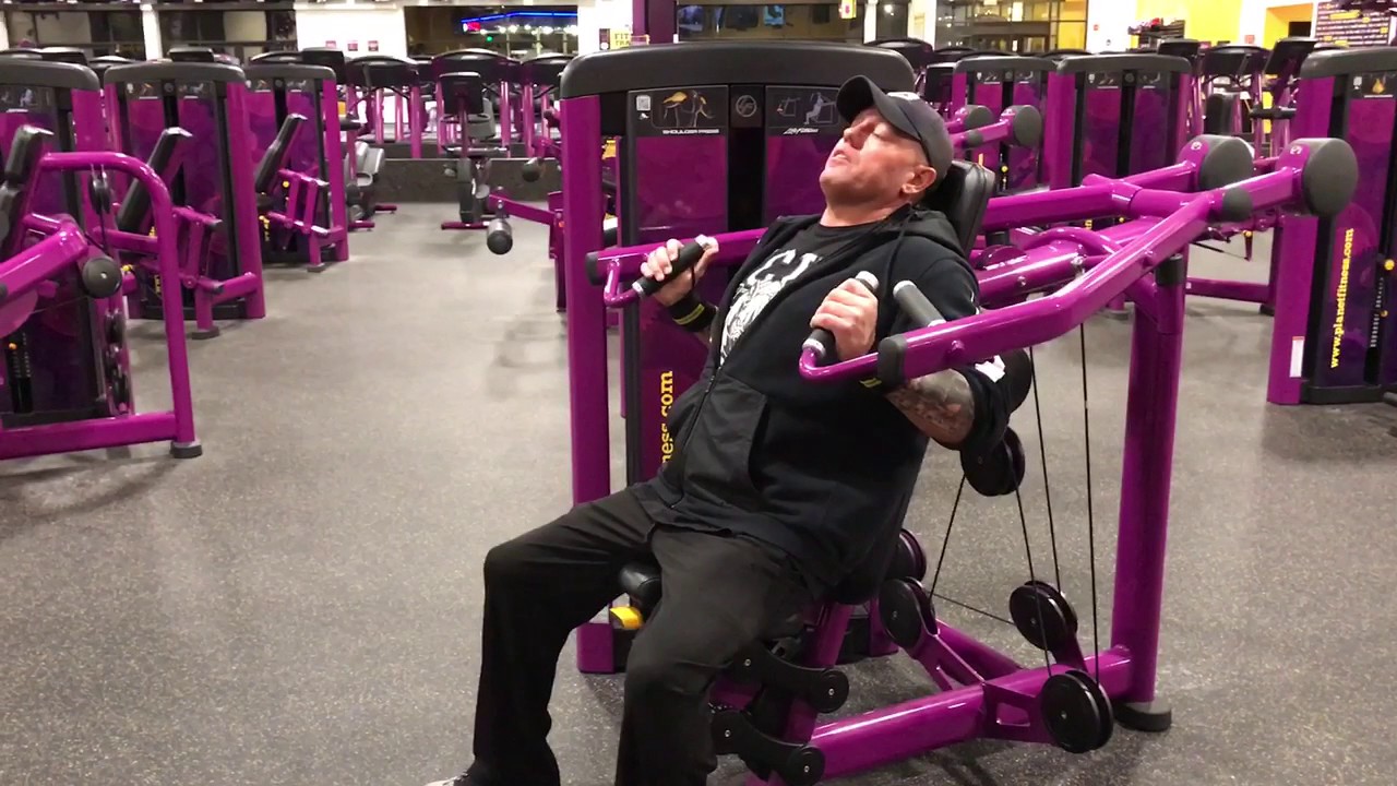 Planet Fitness Shoulder Press Machine - How to use the shoulder press ...