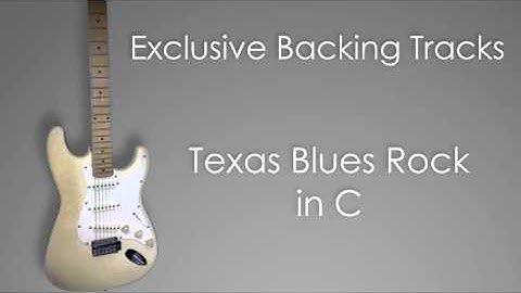 Backing Track - Texas Blues Rock in C (Stevie Ray Vaughan SRV style)