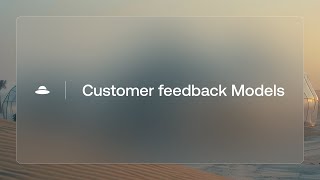 Data Models: Customer Feedback