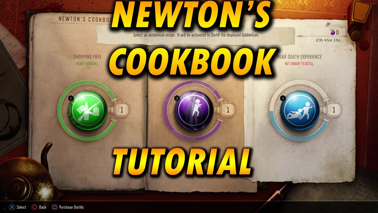 BLACK OPS 3 NEWTON'S COOKBOOK TUTORIAL HOW NEWTON'S COOKBOOK WORKS