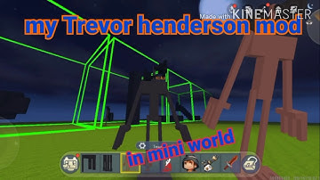My trevor henderson mob in mini world