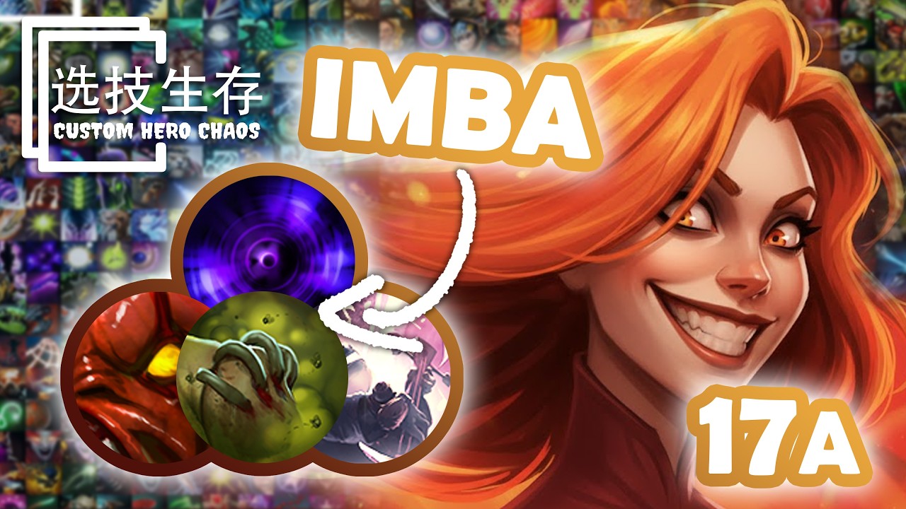 Lina Round 50 With Croak of Genius And Rot - Dota 2 Custom Hero Chaos