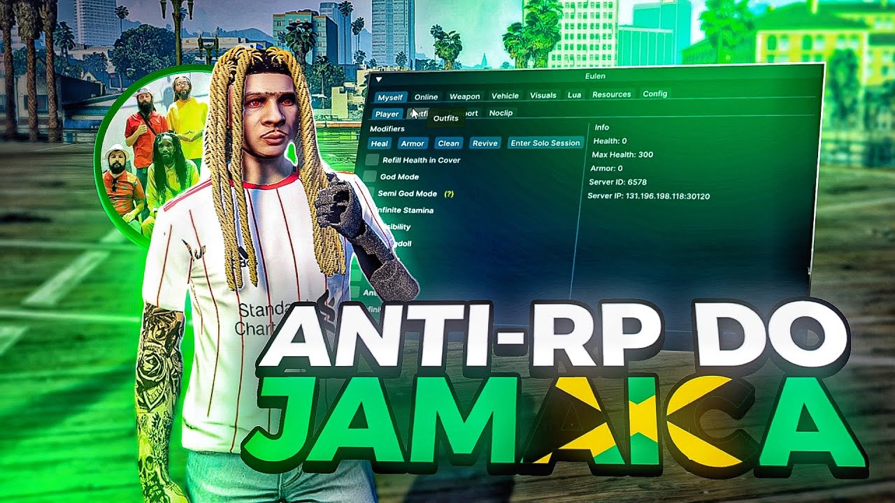 ADM deixou eu usar mod menu na cidade ! #fivem #antirp #gtarp #magnatt