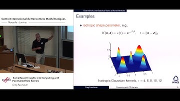 Greg Fasshauer: Some recent insights into computing with positive definite kernels