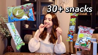 Trying Japanese Snacks For The First Time | Candy, Mochi, and more