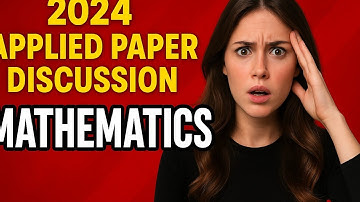 ගොඩක් අයට අමාරුයි කියපු 2024 ප්‍රවේග කාල ප්‍රස්තාර ගාණ (2024 applied paper discussion)