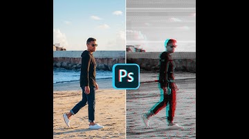 Easy way to create glitch effect l Photoshop tutorial 2021