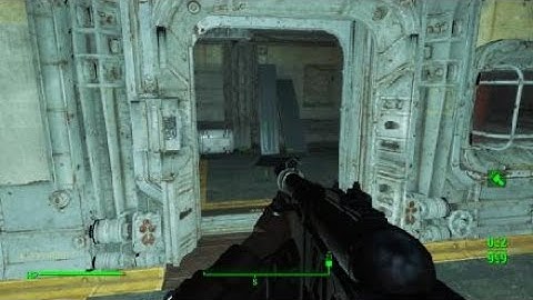 Fallout 4 exploring vault 114 located in a abandoned subway tunnel
