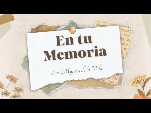 Pasodoble con Letra "En tu Memoria". Comparsa "Las mujeres de la vida" (2024)