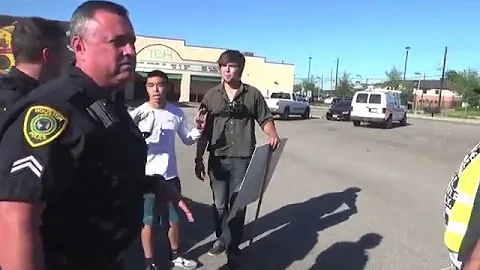 Fascists ejected from Guadalupe Plaza, Houston, 5/...