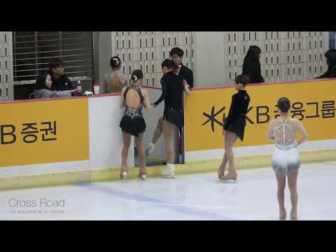 2020-01-04 피겨종합선수권 2일차 | 여자싱글 1그룹 Sr. Ladies 19-24 SP Warmup | 김서영,이시원,김민채,최유진,최소은,원채은