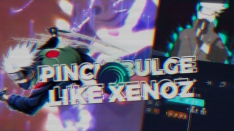 Pinch/Bulge Like Xenoz📱| Tutorial Alight Motion | Edgy Rotate AMV Tutorials