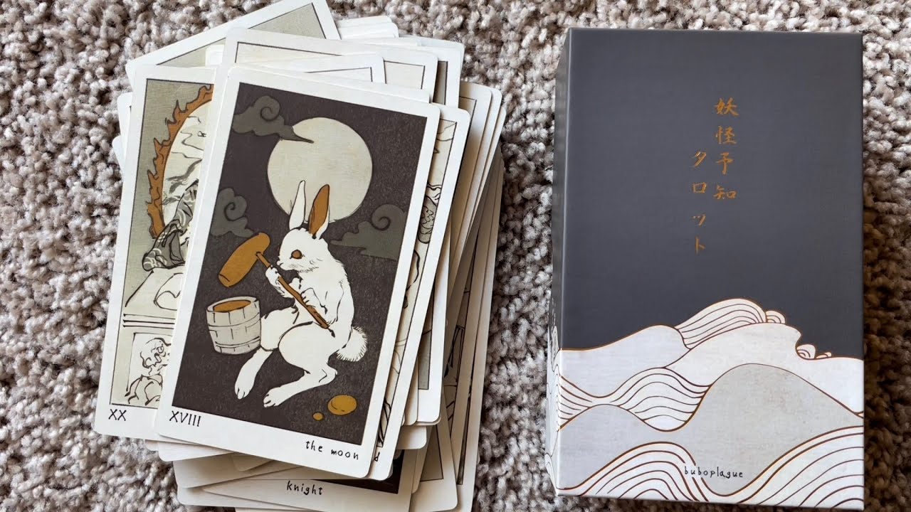 Yokai Yochi Tarot — flip through - YouTube
