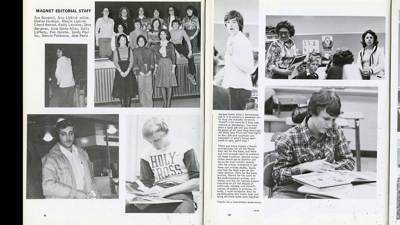 1977 Yearbook Leominster HS YouTube