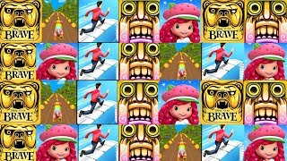 Top 5 Endless Run Gameplay #9 - Temple Run Brave Vs Berry Rush Vs Temple Run 2 Vs Dog Run Vs Flip.. screenshot 4