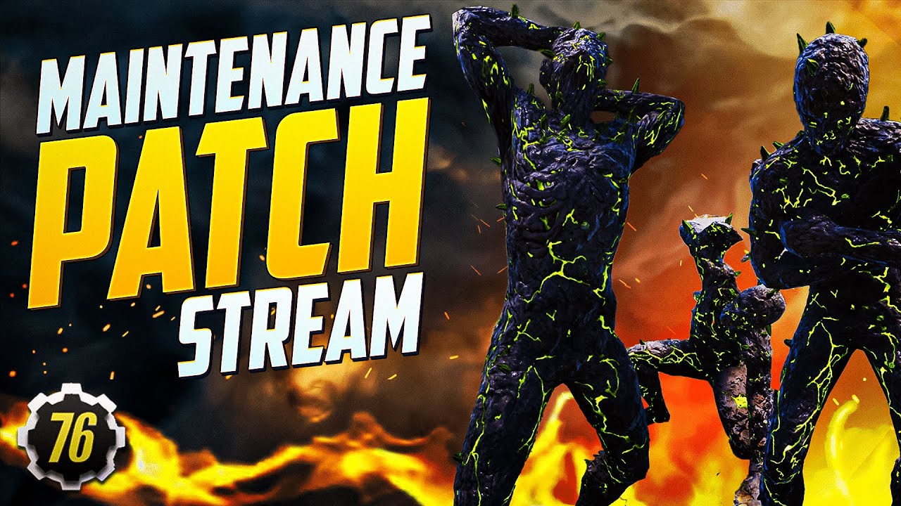 Fallout 76 Maintenance Patch Server Down Live Stream YouTube