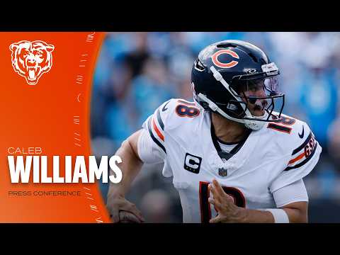 Caleb Williams reacts to Bears' 8-TD day vs. Panthers | Press Conference
