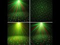 ESHINY Mini 2in1 R&amp;G Laser Full Star  DJ Dance Disco Bar Magic Ball LED Party Light Show Y10