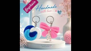 crochet #cute#handmade #key chain #bag charm