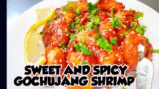 SWEET AND SPICY GOCHUJANG SHRIMP / Gochujang Shrimp Recipe @chefangelkitchen