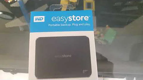 WD Easystore 1tb backup drive unboxing