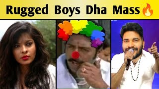 Rugged boy troll, யாரு மாஸ்?,  Rugged boy vs chocolate boy comedy Tamil Memes Reaction