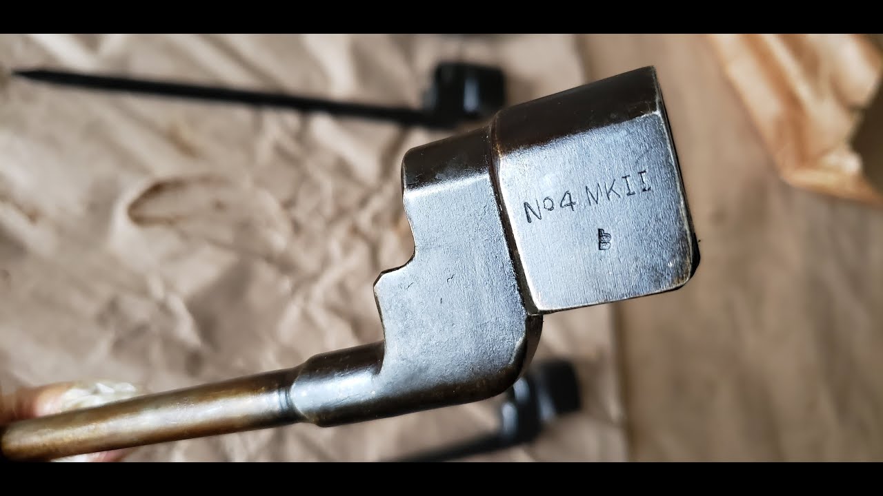 Bayonets for the WW1 SMLE and later WW2 Lee Enfield rifles.