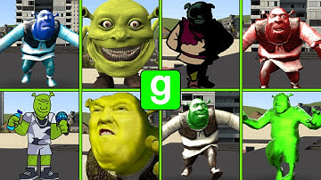 Gmod: All kinds of Shrek-Nextbots // All Shrek Mods █ Garry