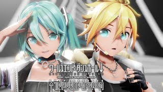 【MMD MV】World&#39;s End Dancehall ワールズエンド・ダンスホール - Hatsune Miku ・Kagamine Len (English / Romaji Sub) YYB