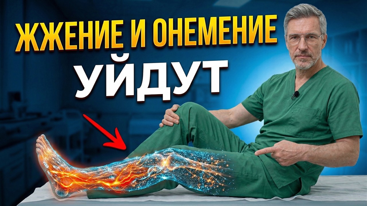 4 УПРАЖНЕНИЯ ОТ НЕЙРОПАТИИ: ДЕЛАЙТЕ ДОМА БЕЗ ТАБЛЕТОК